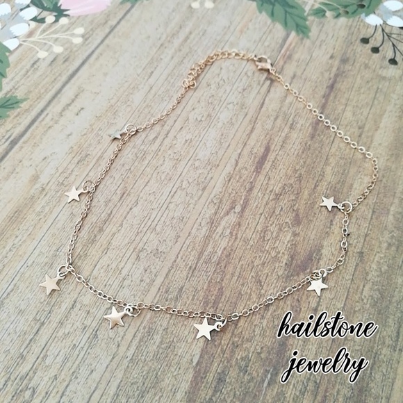 ❤️ 3/$30 Dainty Star Choker Necklace - Picture 5 of 7